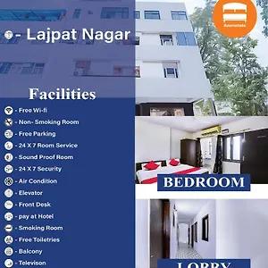 Deluxe In Lajpat Nagar Near Bikanerwala Hotel 3*